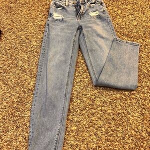 American Eagle Outfitters Light Blue Boyfriend Jeans